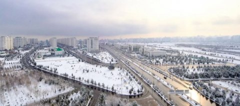 В Туркменистане ожидаются снегопады с дождем и усиление ветра на текущей неделе