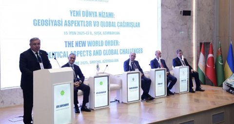 Туркменская делегация приняла участие в международной конференции по геополитике в Шуше