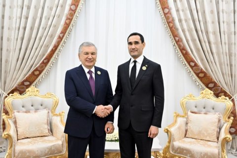 Сердар Бердымухамедов провёл переговоры с Президентом Узбекистана в Авазе