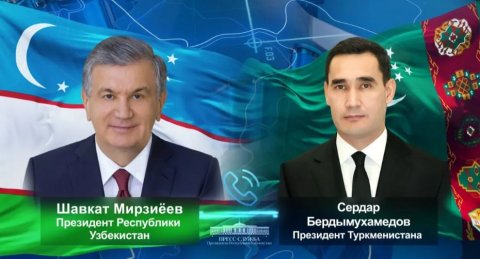 Президент Узбекистана поздравил Сердара Бердымухамедова с наступающим Новым годом