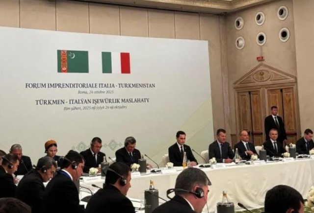 Президент Туркменистана принял участие в туркмено-итальянском бизнес-форуме в Риме