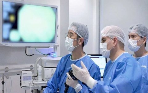 Японские хирурги проводят мастер-классы по эндоскопии в Туркменистане