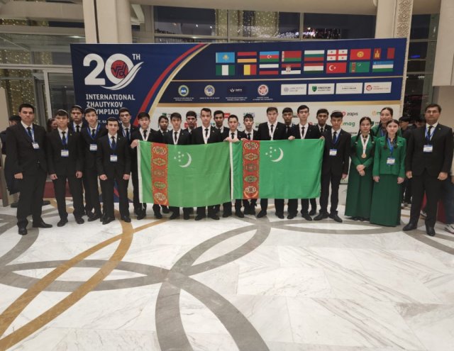 Молодежь Туркменистана одержала 62 победы на мировых олимпиадах