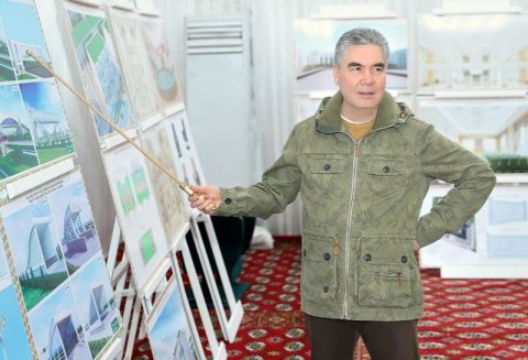 Гурбангулы Бердымухамедов ознакомился со строительством нового аэропорта в Балканском велаяте