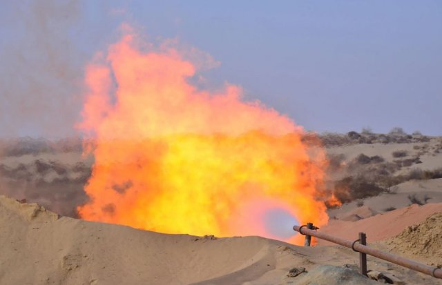 В Туркменистане нашли новый мощный поток газа — свыше 700 тысяч кубов в сутки