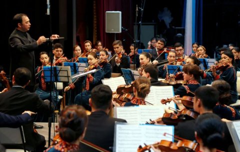 Государственный оркестр Туркменистана отметил юбилей Мориса Равеля