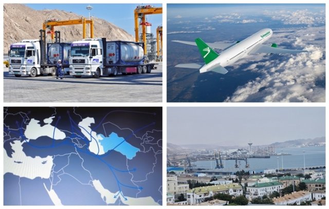 Транспортный комплекс Туркменистана показал рост на 13,3% в январе