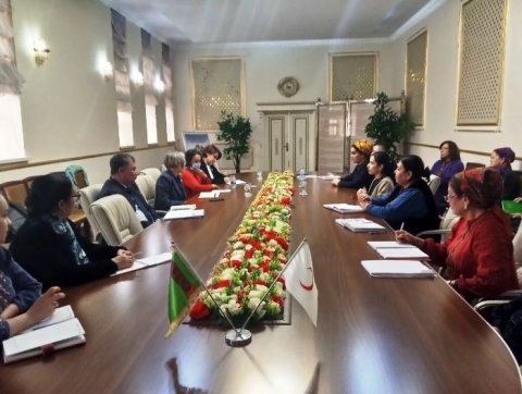 Делегация IFRC обсудила гуманитарные вопросы в Туркменистане