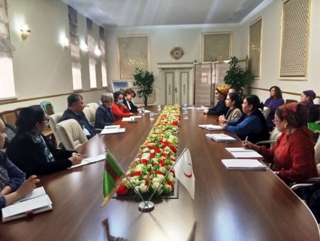 Делегация IFRC обсудила гуманитарные вопросы в Туркменистане