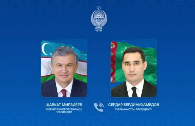 Шавкат Мирзиёев поздравил главу Туркменистана с 45-летием