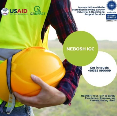 USAID приглашает молодежь Туркменистана на бесплатное обучение и сертификацию NEBOSH IGC