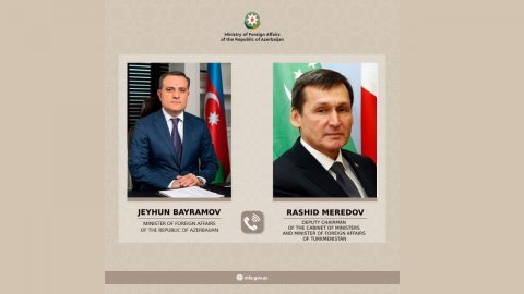 Главы МИД Туркменистана и Азербайджана обсудили укрепление двустороннего сотрудничества